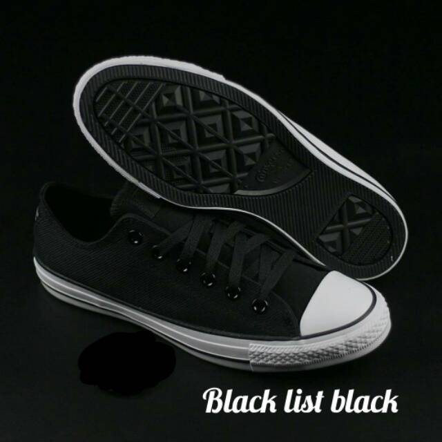 Converse Chuck Taylor New Release Undefeated Low Pendek List Black