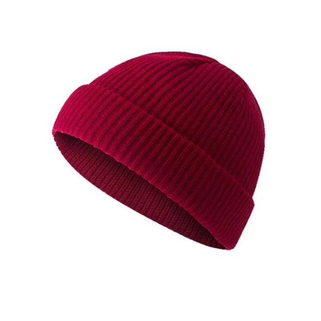 Kupluk topi , Short Beanie hat skate polos distro quality 12get