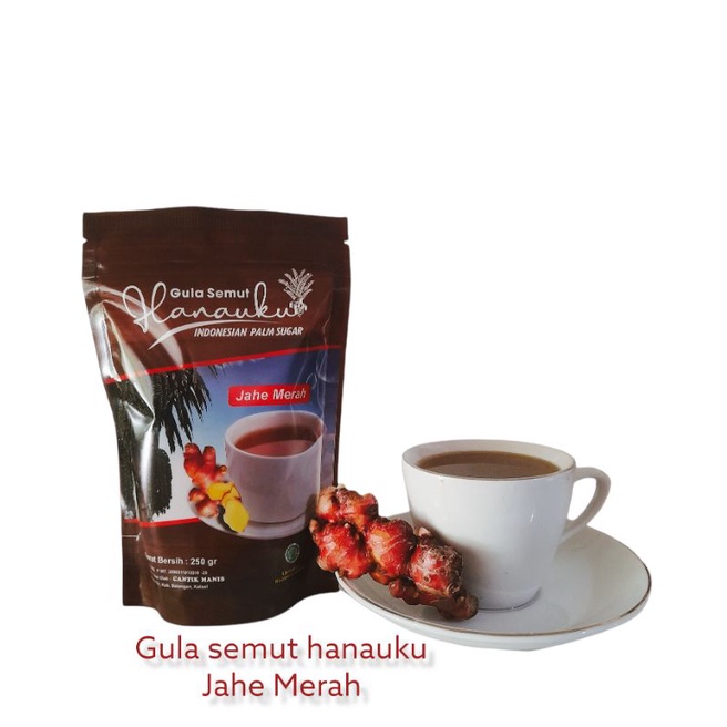 

Gula semut hanauku jahe merah 250gram