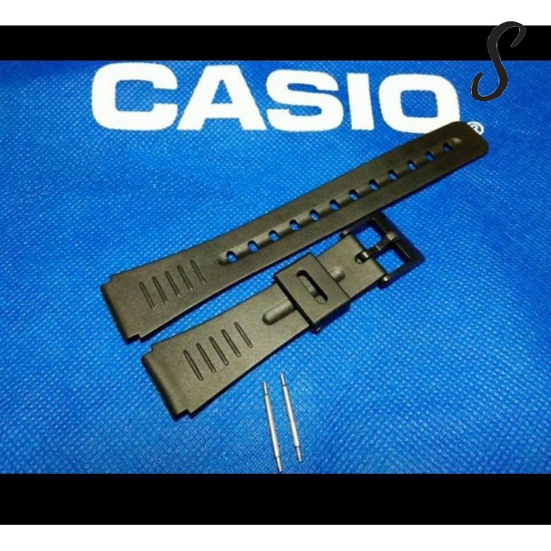 TALI JAM TANGAN CASIO DB36 W59 F91 F94 F105 RUBBER STRAP TALI JAM CASIO W 59 FREE PEN