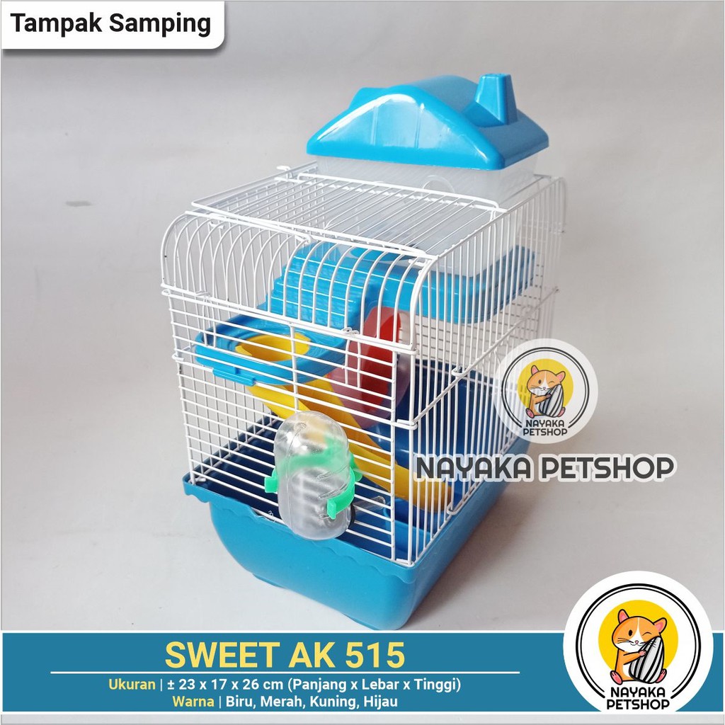 Sweet AK 515 Kandang Hamster Tingkat 2 Lantai Murah