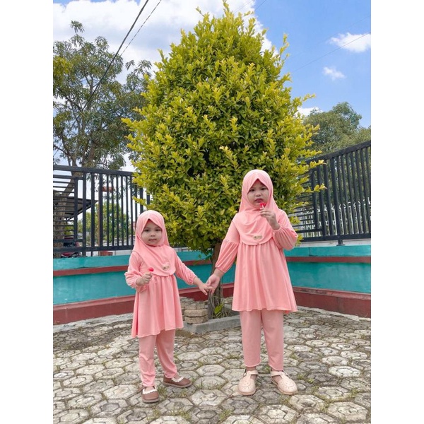 GAMIS ANAK SHERYL/ONE SET  ORI DESMONDA HIJAB