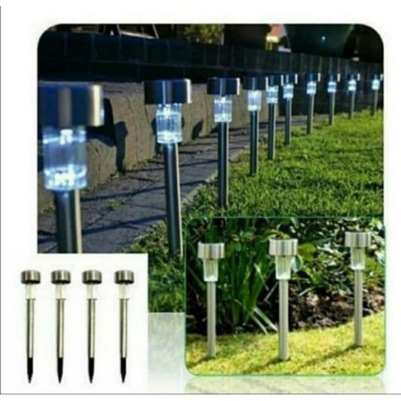 Lampu Taman LED Tenaga Surya dengn Sensor Cahaya