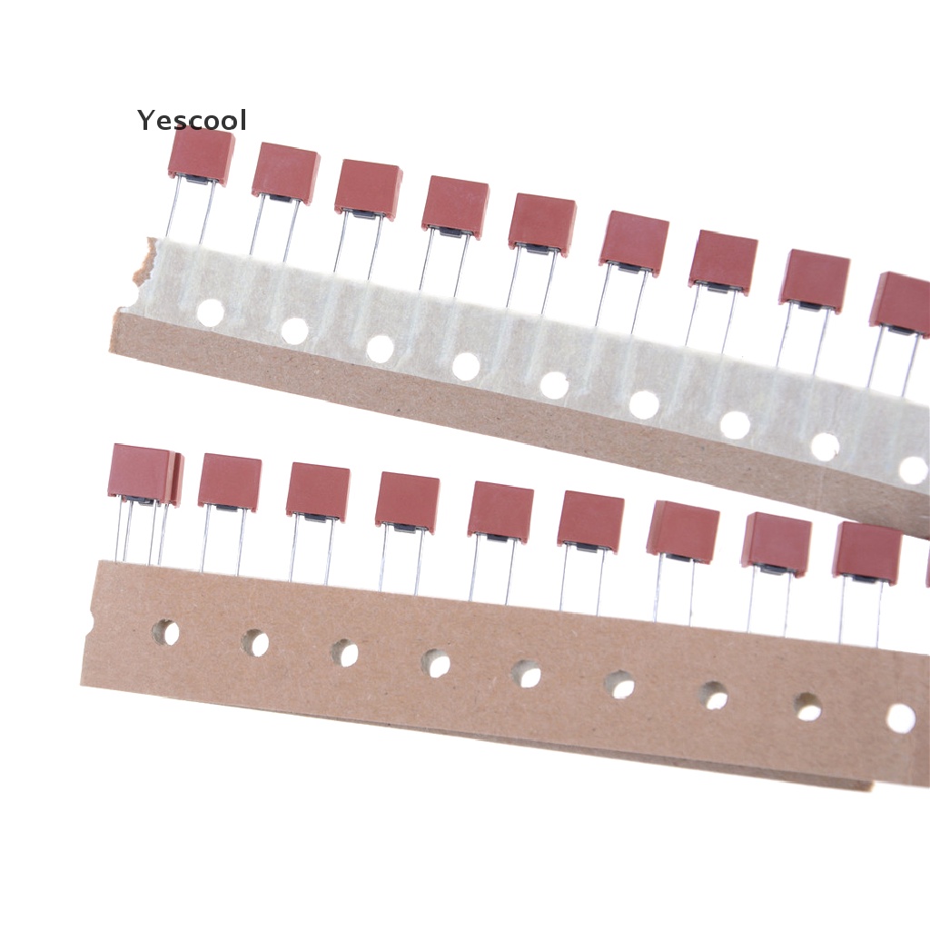 Yescool 50pcs Sekring Mikro T3.15A T3150mA 3.15A 250V Bentuk Persegi