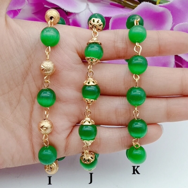 gelang wanita lapis emas permata giok tercantik star+