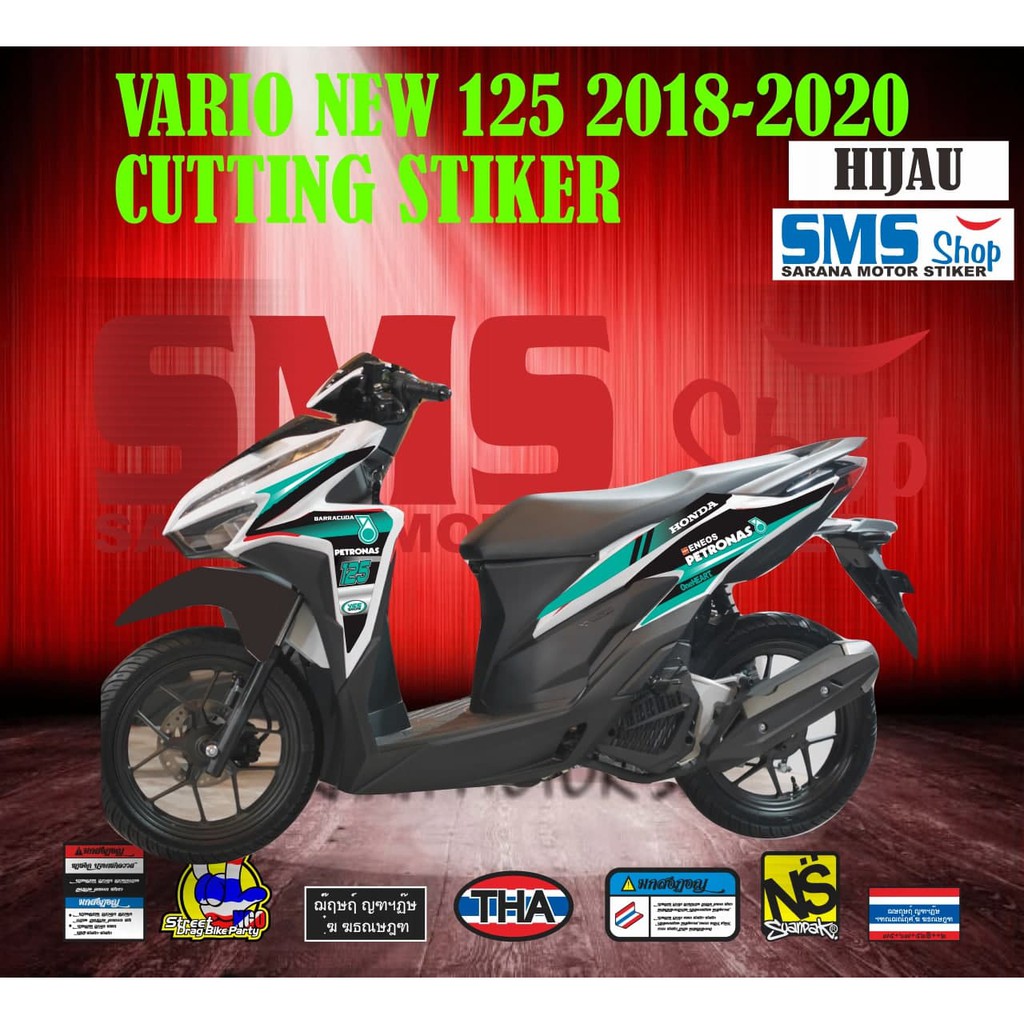 STIKER/STRIPING/DECAL/VARIO NEW 125 PETRONAS
