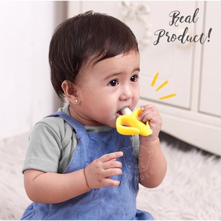 HIPPO LAND Banana Teether / Mainan Gigitan Bayi Motif Pisang 72