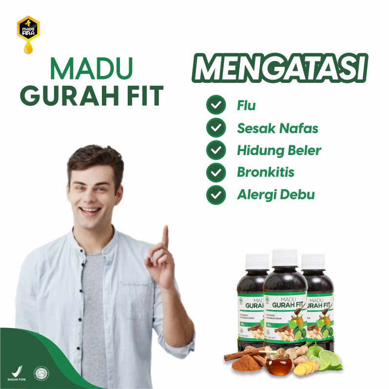 Obat Batuk Kronis Madu Gurahfit Asli Solusi Sesak Nafas Herbal Gurah Alami Madu Gurah Fit Atasi Asma Radang Tenggorokan Flu Batuk &amp; Sinusitis Gurah Fit