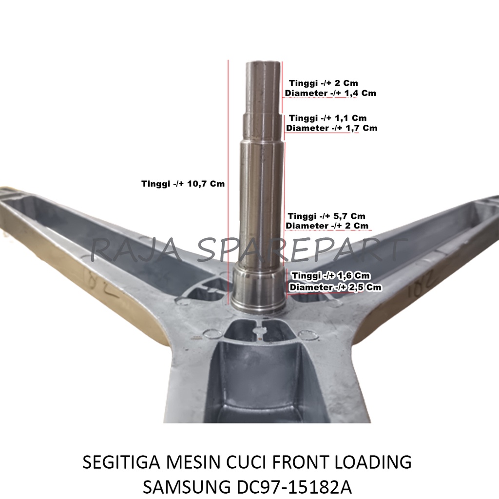 Segitiga Tabung Mesin Cuci SAMSUNG Front Loading DC97-15182A