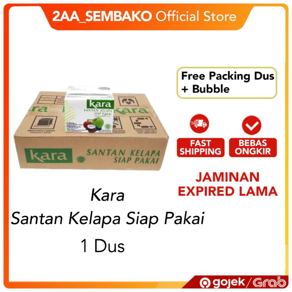 

Santan Kara 200ml Kara Santen 200 ml 1 dus 10 pcs