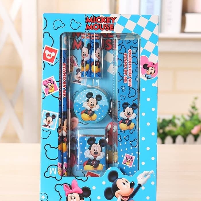 Stationary set goody bag ultah kado natal minion mickey mouse frozen 7