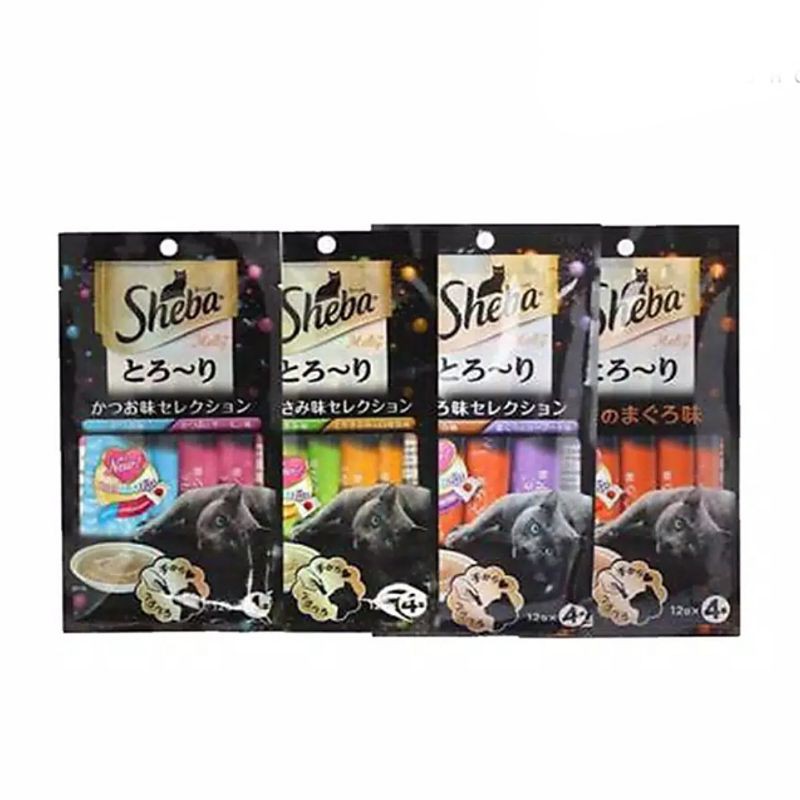 Cemilan kucing sheba melty 48gr/sheba melty 48gr