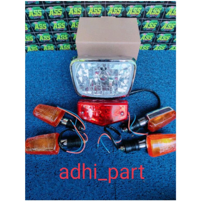 lampu rx king new set 4pcs riting &amp; stopan belakang