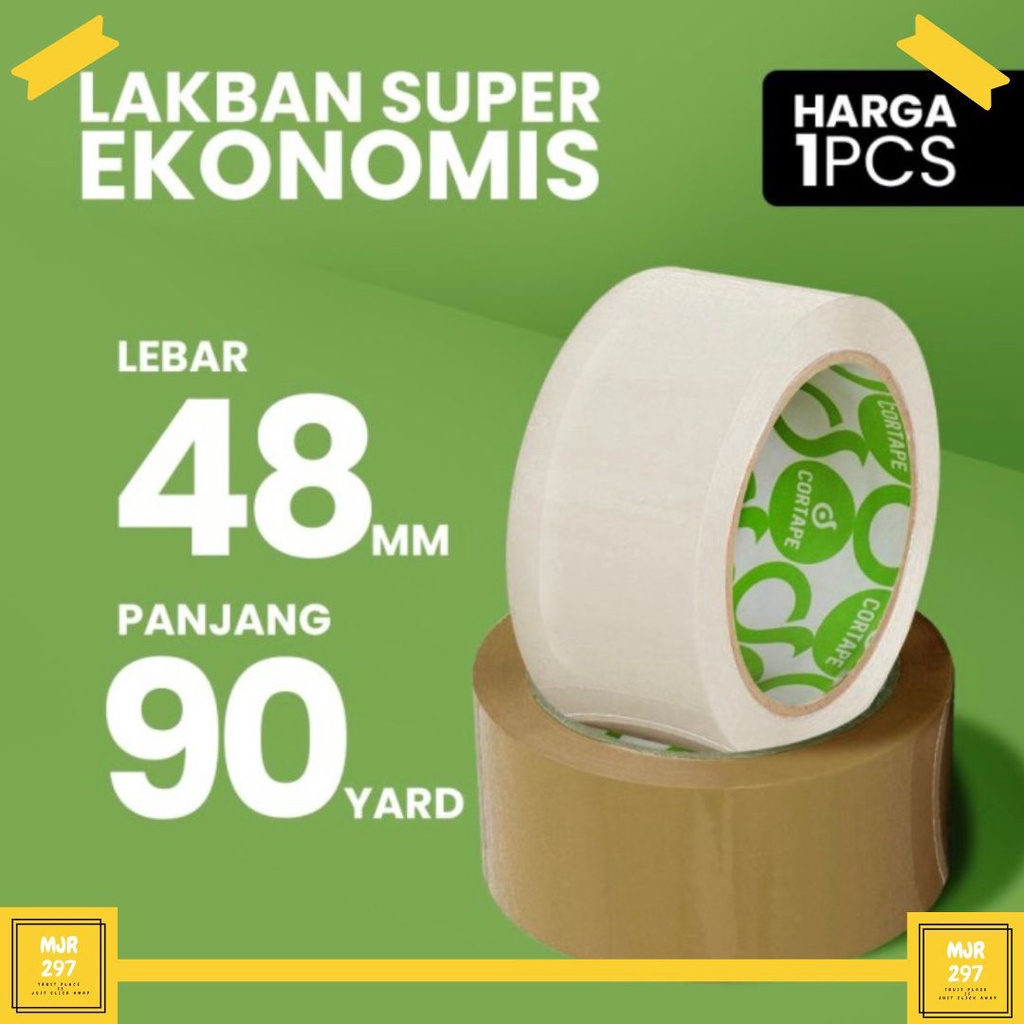 

LAKBAN BENING COKLAT CORTAPE 45UM x 48MM x 90YARD