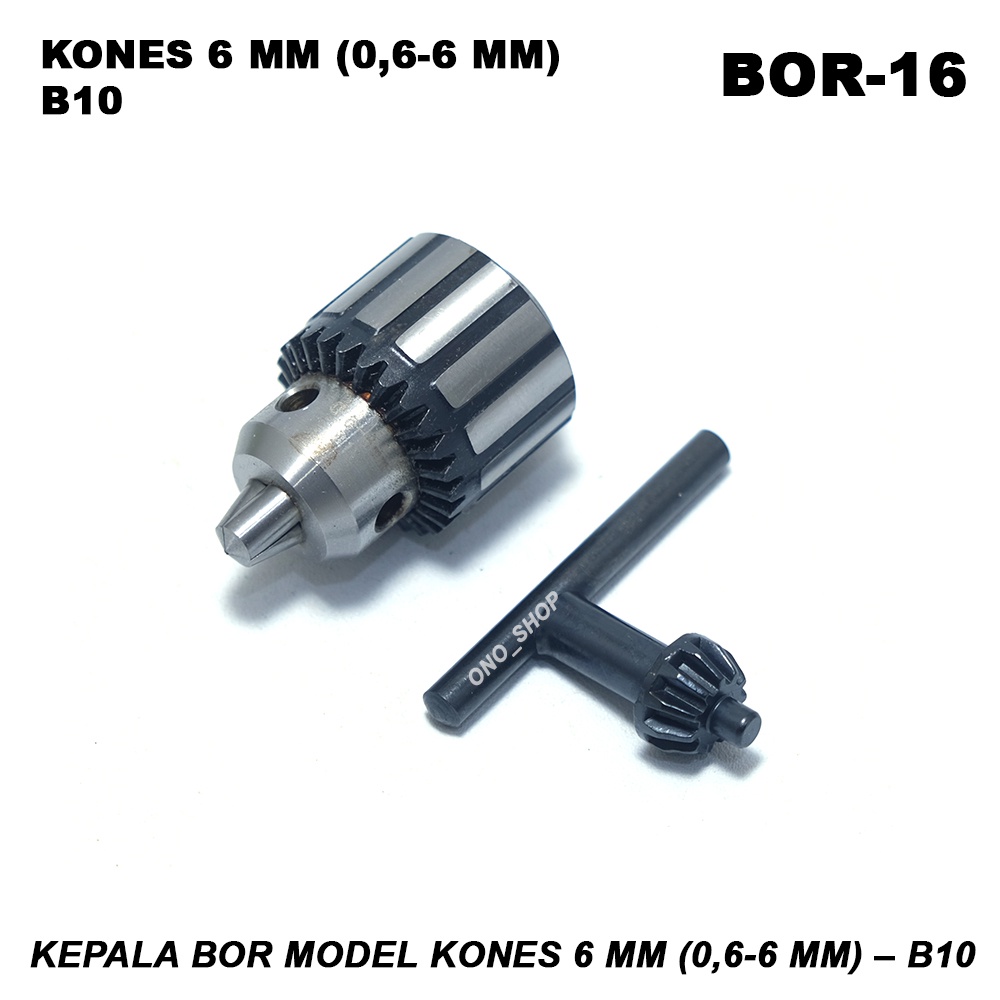 Kepala Bor Model KONES 6 mm (0,6-6 mm) – B10