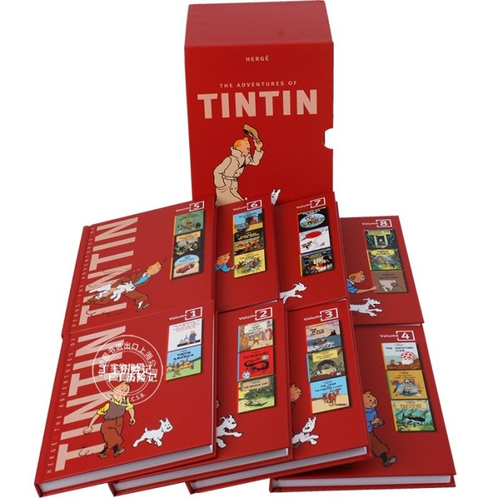 The Adventures of Tintin 8 buku gift box ( BOX SET )