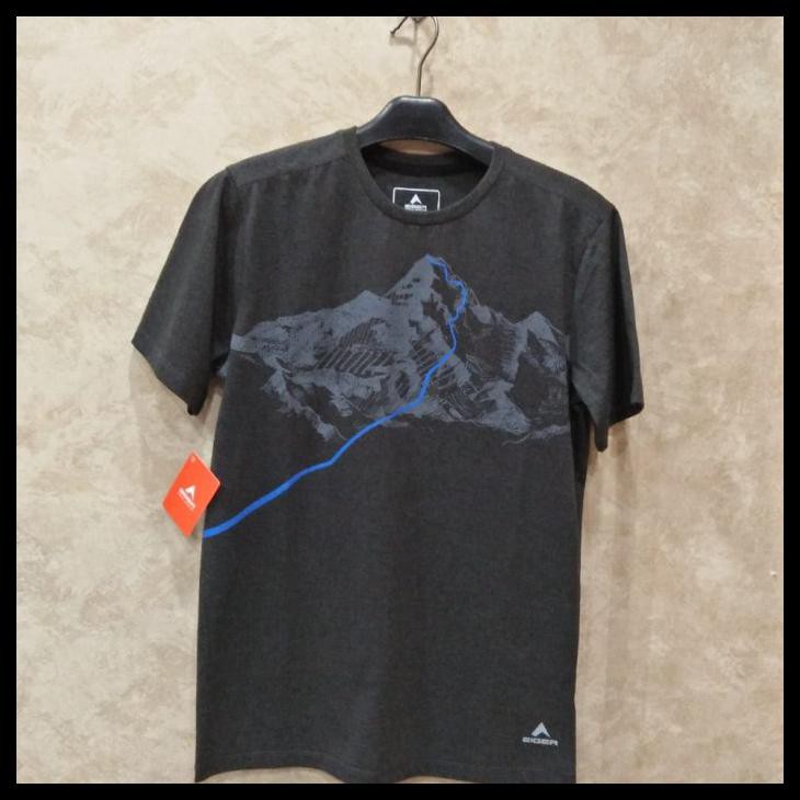 Kaos Eiger Expedition Route Grey - Kaos Pria