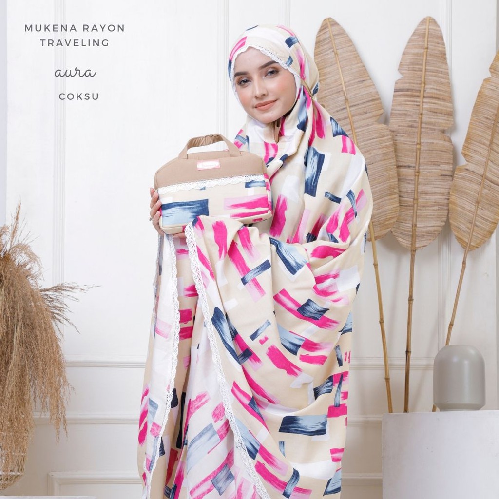 Mukena Dewasa Rayon Traveling Aura