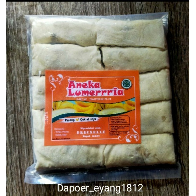 

Pisang Lumeria Brexcelle (pisang lumer coklat keju)