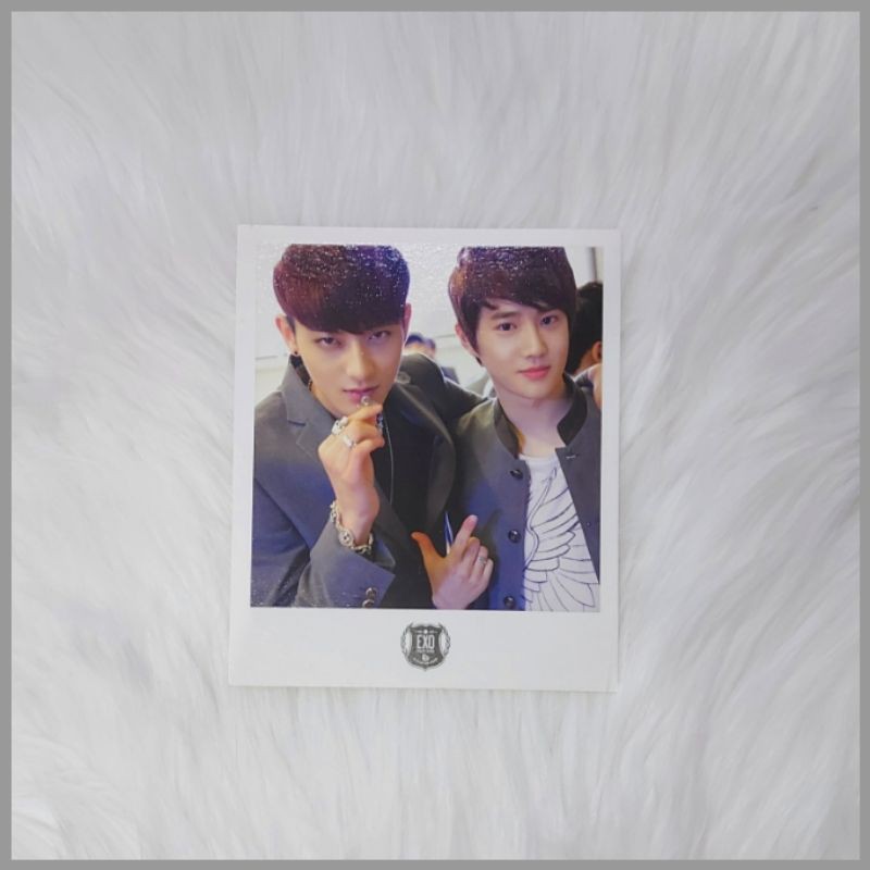 EXO XOXO POLAROID WHITE VERSION SUHO TAO