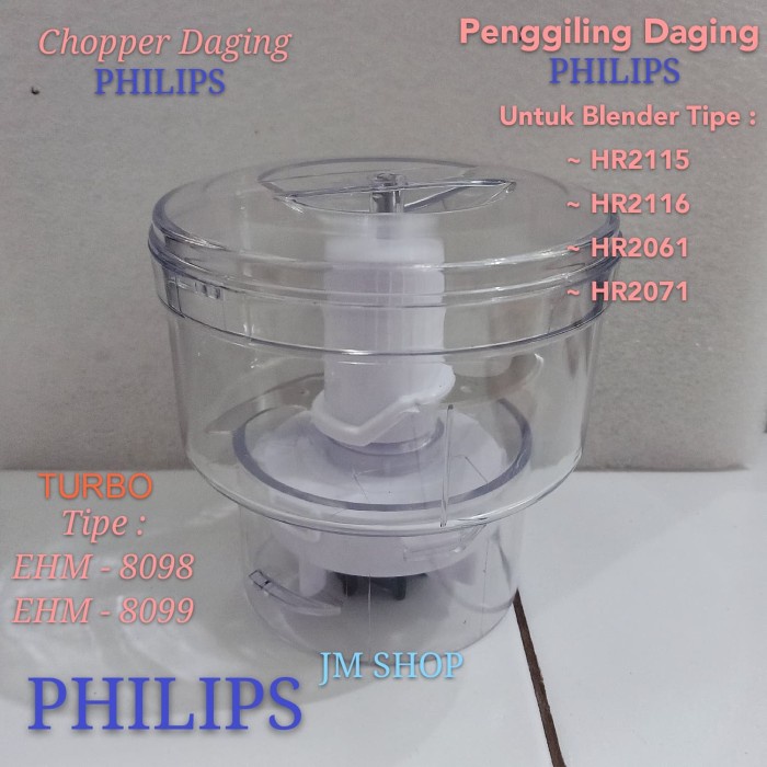 Jual Chopper Philips / Penggiling Daging / Meat Chopper / Alat Pencacah