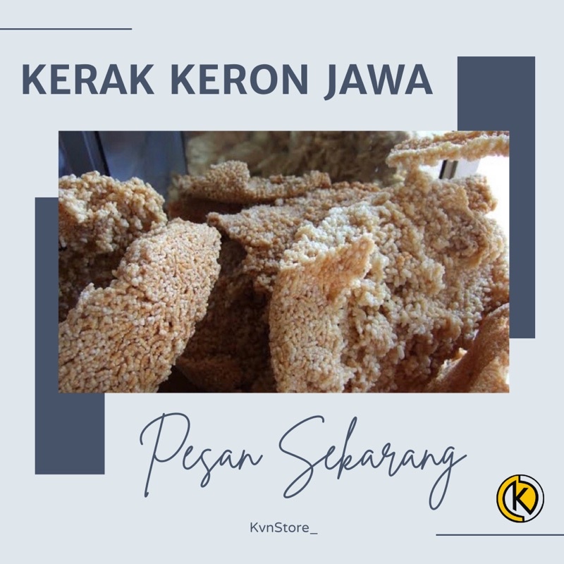 

KERON / KERAK TRADISIONAL ASLI JAWA KEBUMEN