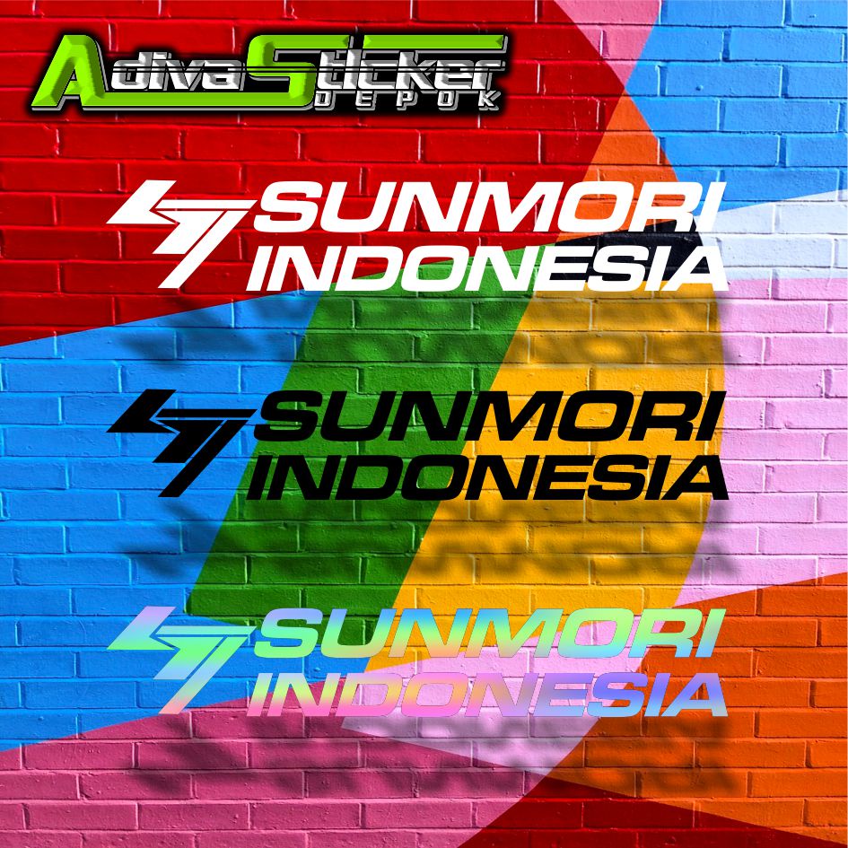 STIKER CUTTING SUNMORI INDONESIA sunmori indonesia stiker motor