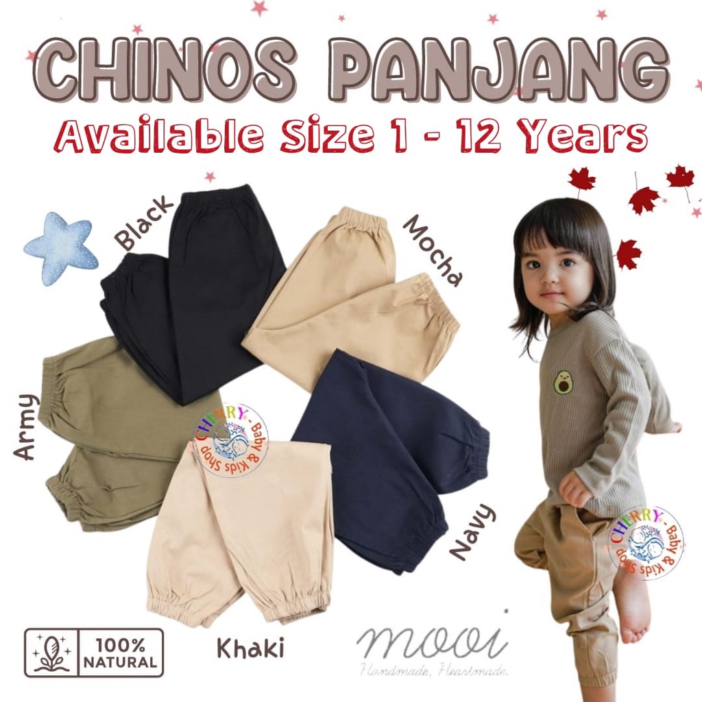 Mooi 1-10 Tahun Celana Chinos Panjang Anak Jogger Chinos CBKS SO