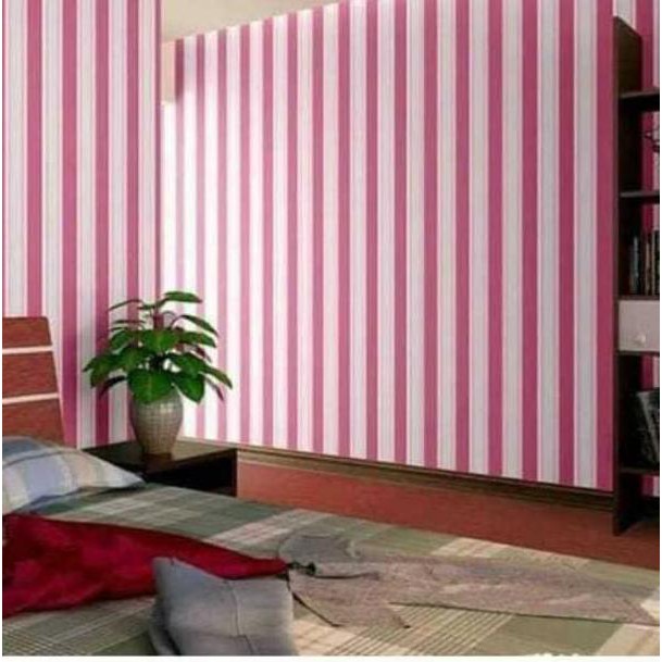 wallpaper salur pink (KODE Q1449)