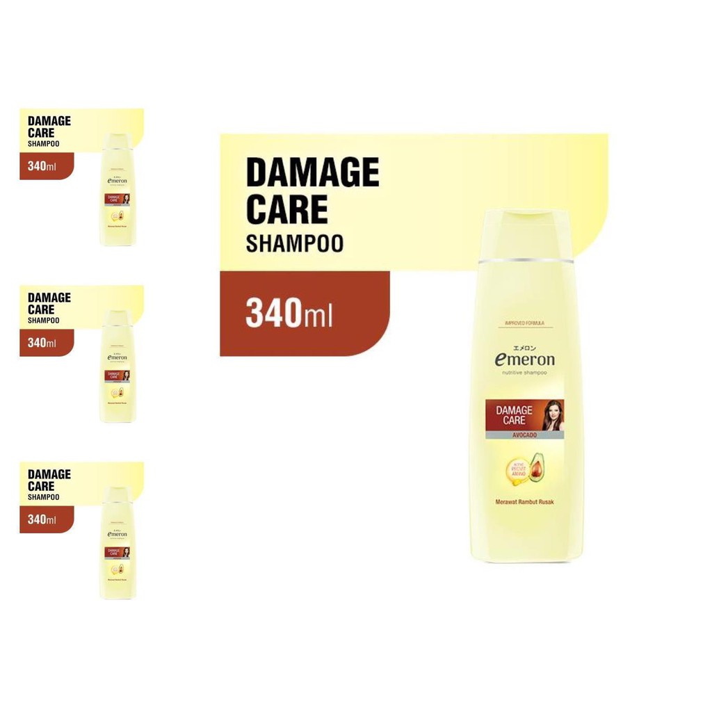 emeron shampoo damage care bottle 340 ml