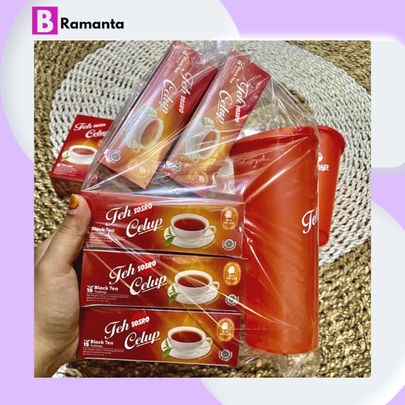 

PAKET TEH CELUP SOSRO FREE TUMBLER SOSRO TEH CELUP 5 PACK