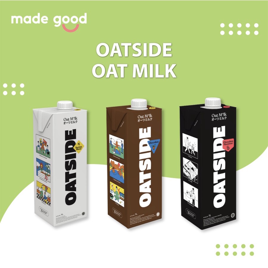 

Oatside Chocolate Barista Hazelnut Susu Oat 1L