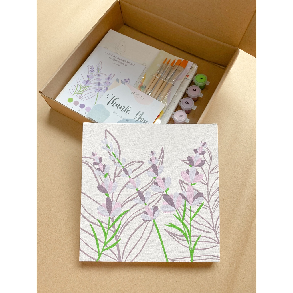 

Paint by Numbers Kit: Lavender Paint Inc. ID Painting Kit Paint by Number RB9
