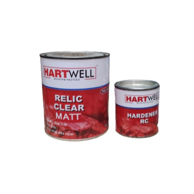 CLEAR HARTWELL RELIC CLEAR MATT/DOFF 1L SET HARDENER