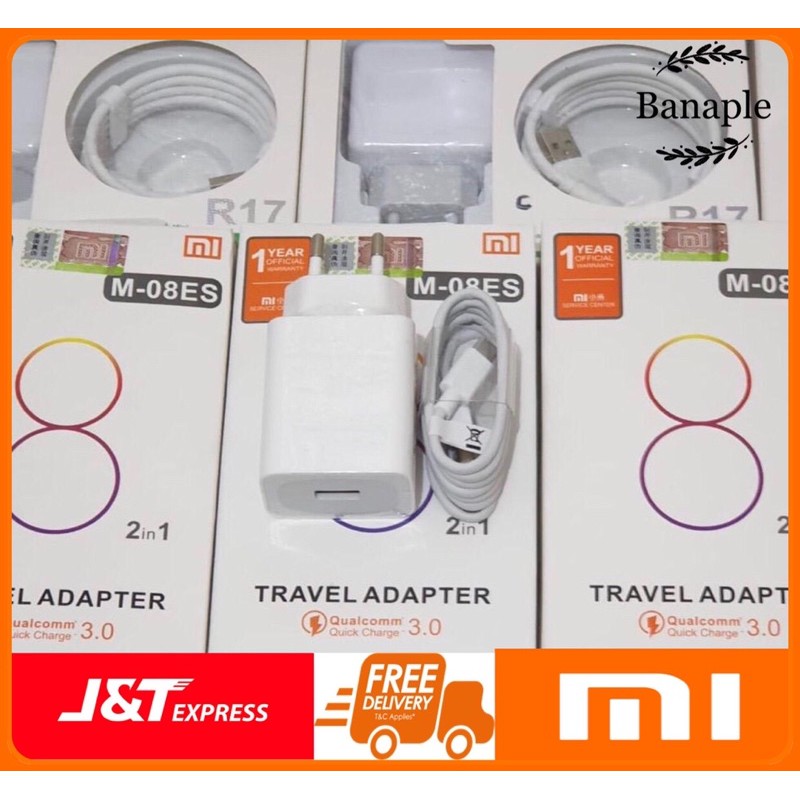 Charger Xiaomi Micro USB Fast Charging Original 100%