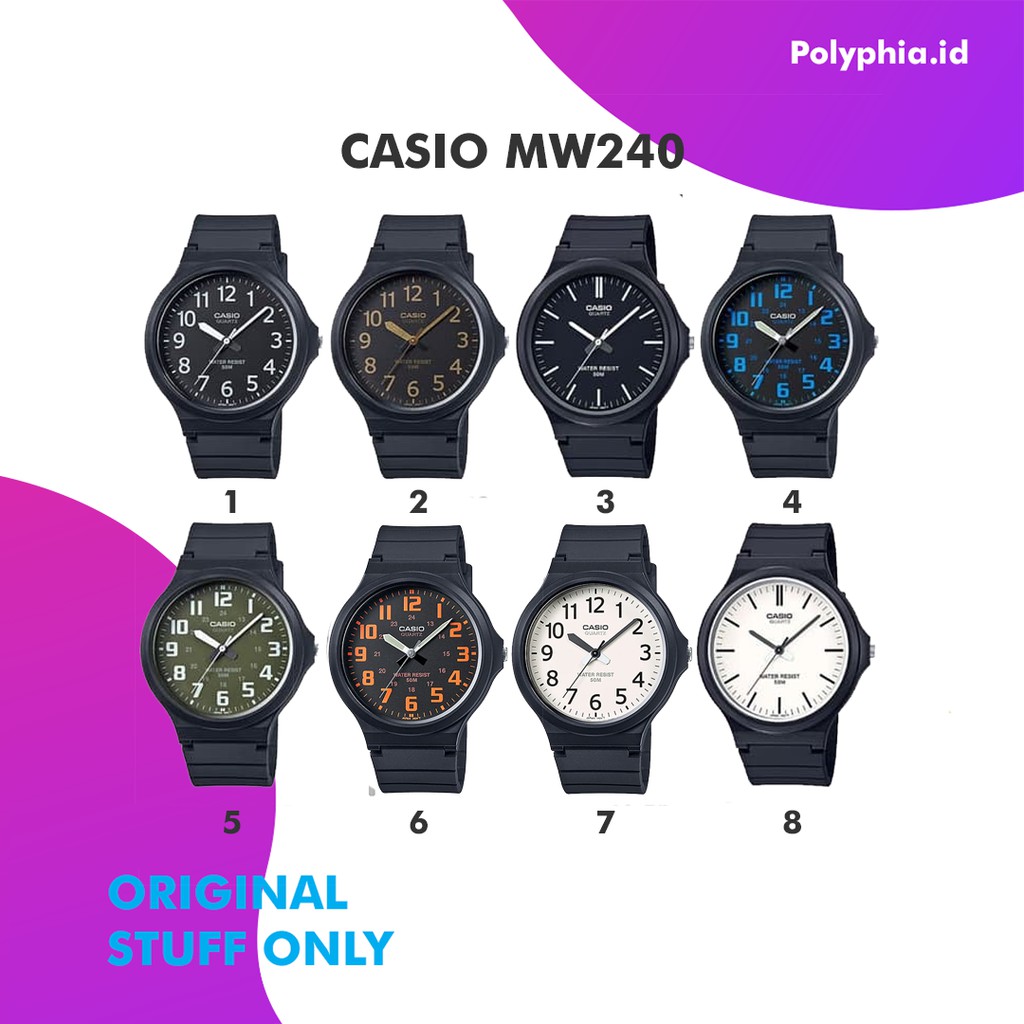 Jual JAM TANGAN CASIO MW240 ORIGINAL MURAH BERGARANSI Shopee Indonesia