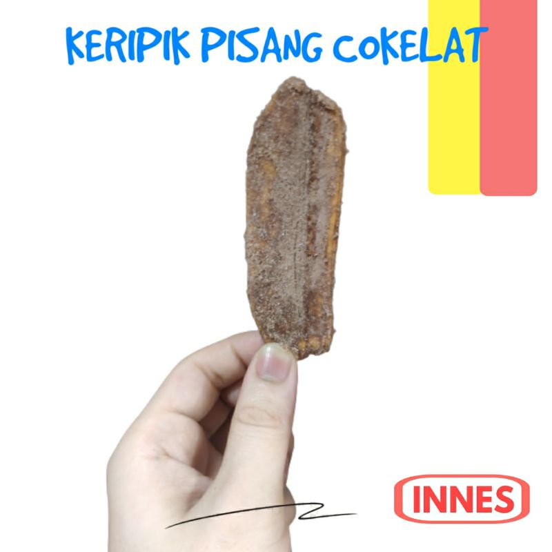 Keripik Pisang Cokelat / Kripik Pisang Coklat Lampung Asli Kepok / Banana Chips