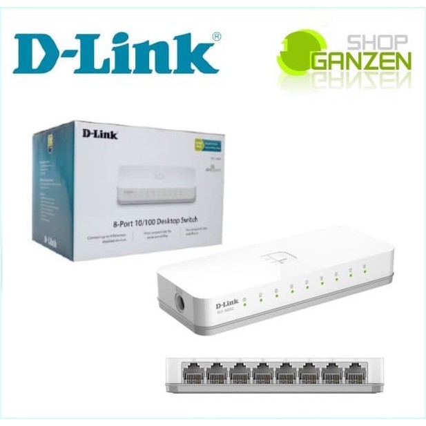 Dlink DES-1008C/1008A 8-Port 10/100 Mbps Unmanaged Switch d-link