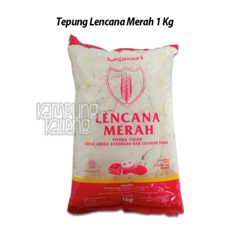 

Tepung Terigu Lencana Merah Bogasari 1 kg