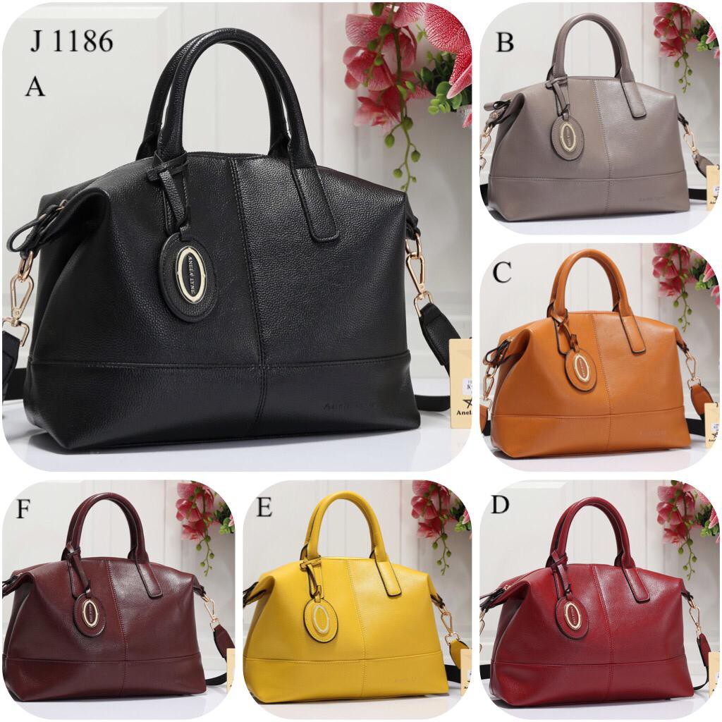 Tas kantor wanita Anela Lyne J 1186#B416 original brand import batam