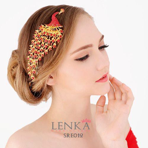LENKA SIRKAM RAMBUT ASESORIS SANGGUL PREWEDDING MERAK GOLD SRE012