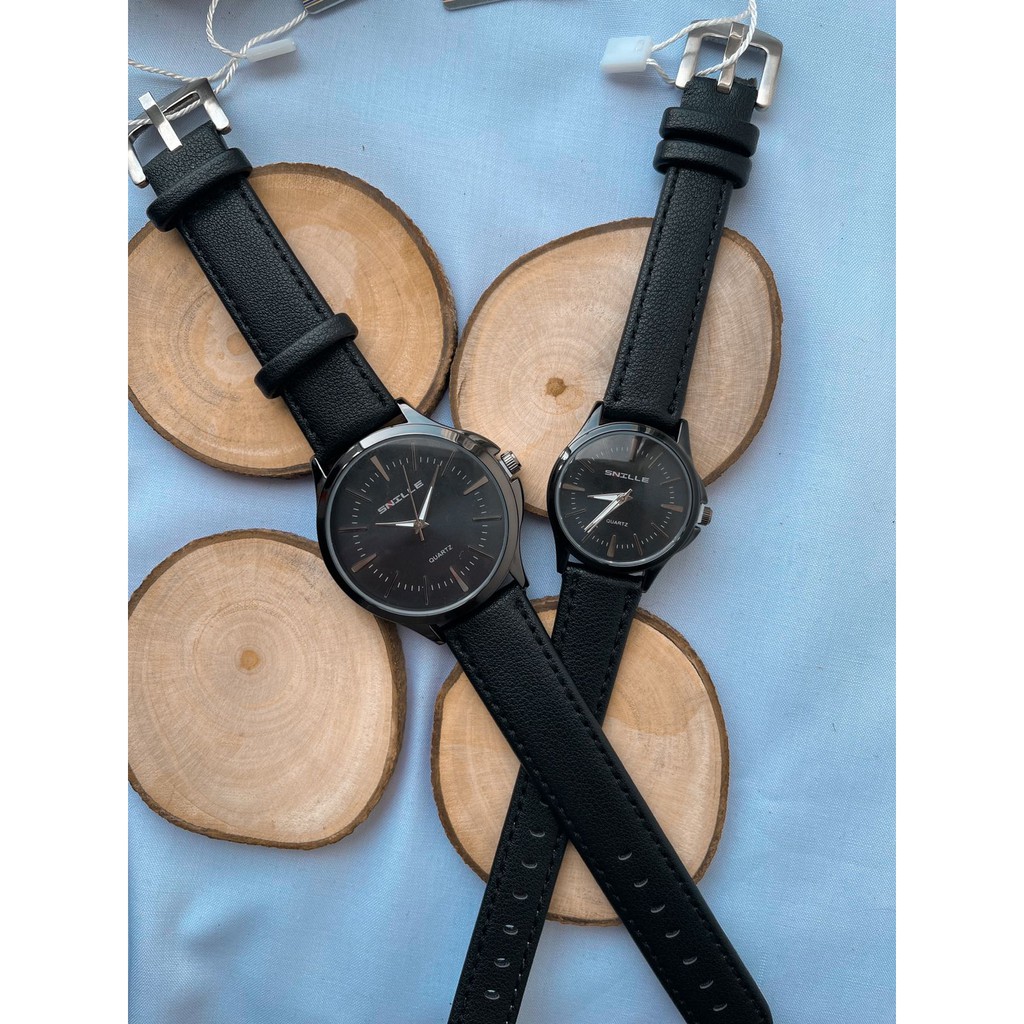 jam tangan Couple pasangan Snille original jam tangan best couple kulit