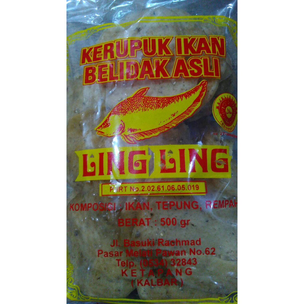 

Kerupuk Ikan Belidak Asli Pontianak