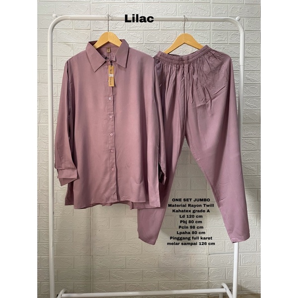BEST SELLER One Set Super Jumbo Polos LD 120,LD 126,LD 130-Lilac Ld 120