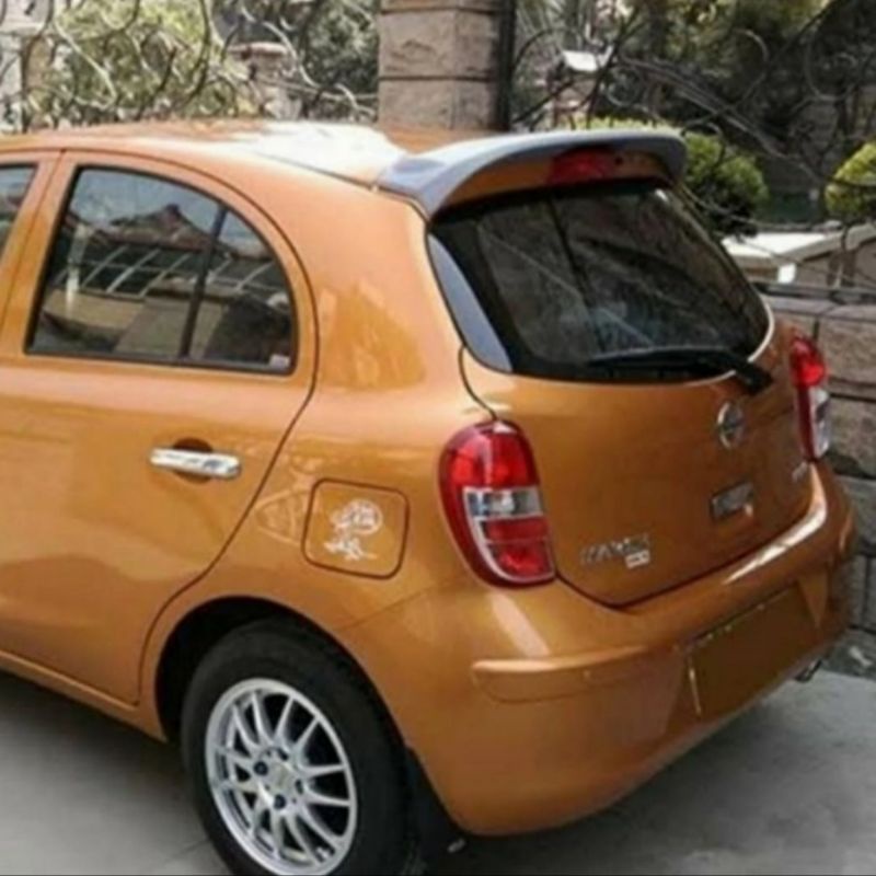 spoiler nissan march tanpa cat