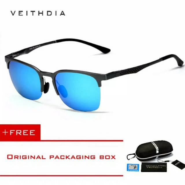 COD Veithdia Kacamata Polarized Anti Ultraviolet Pria Wanita