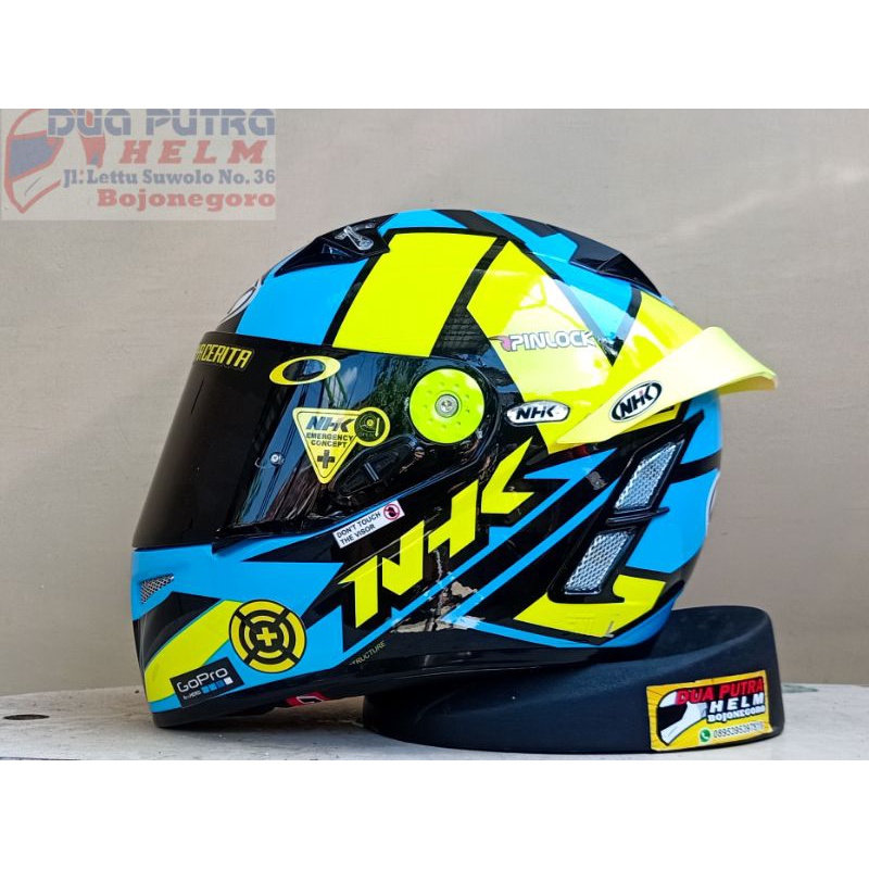 helm fullface NHK gp pro Terminator TT BIOS blue