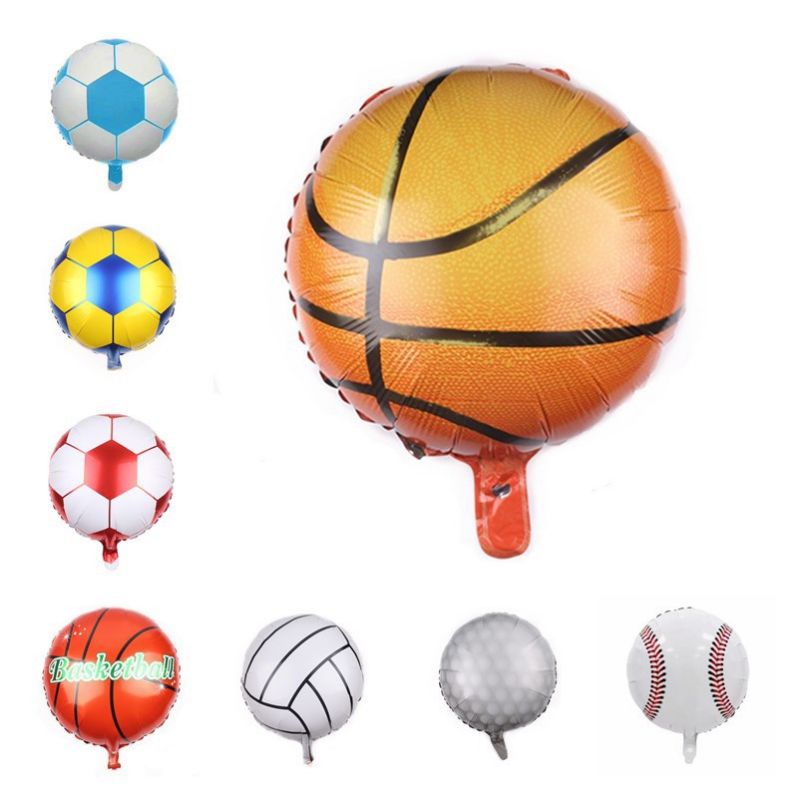 Balon Foil Bola / Balon Bola Basket Voli Baseball Sepakbola