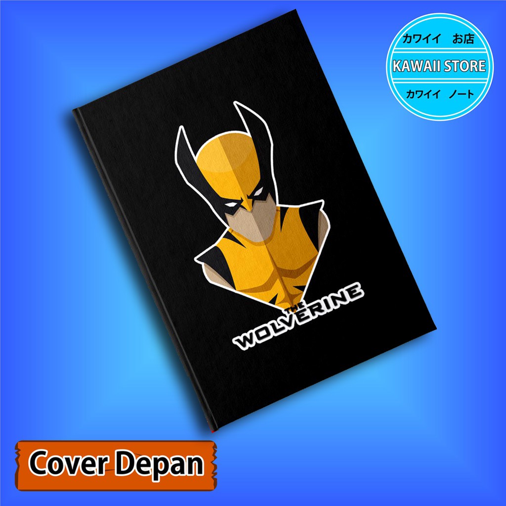 

Notebook / Pocket book Hard Cover Marvel CHARACTER WOLVERINE uk A5 & A6 / Notes Book