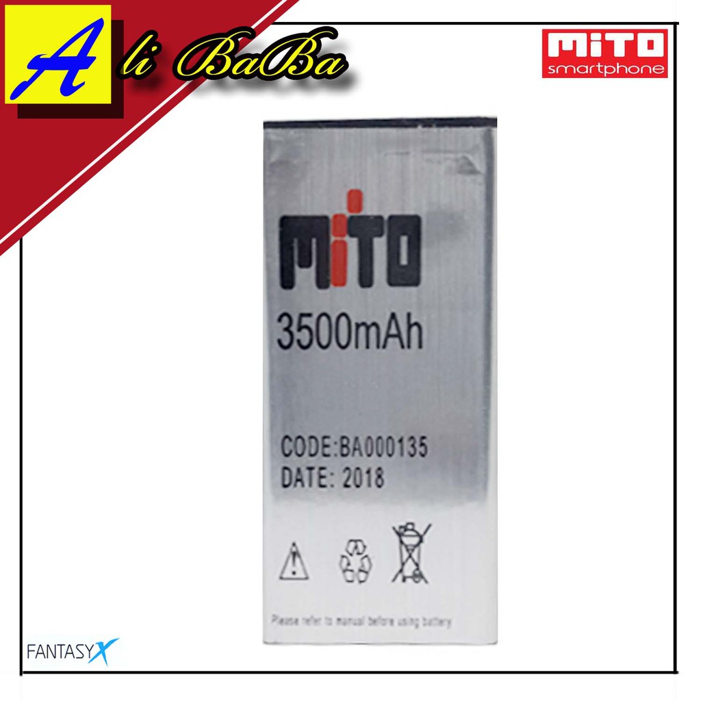 Baterai Handphone Mito A17 Fantasy X BA-000135 Double Power Mito Batre HP Mito A17 Battery Mito A17